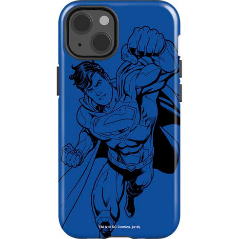 DC Comics Superman Comic Pop iPhone 15 Impact Case