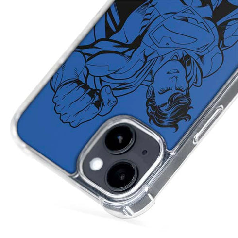 DC Comics Superman Comic Pop iPhone 15 Plus MagSafe Case