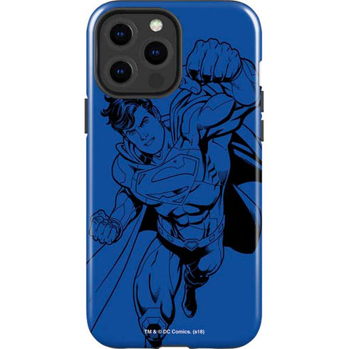 DC Comics Superman Comic Pop iPhone 14 Pro Max Impact Case