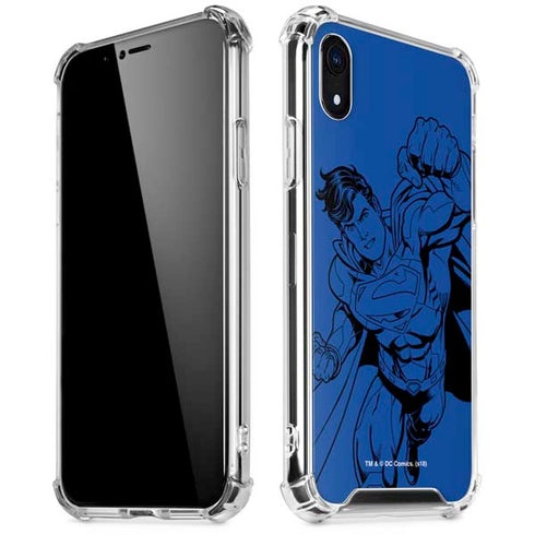 DC Comics Superman Comic Pop iPhone XR Clear Case