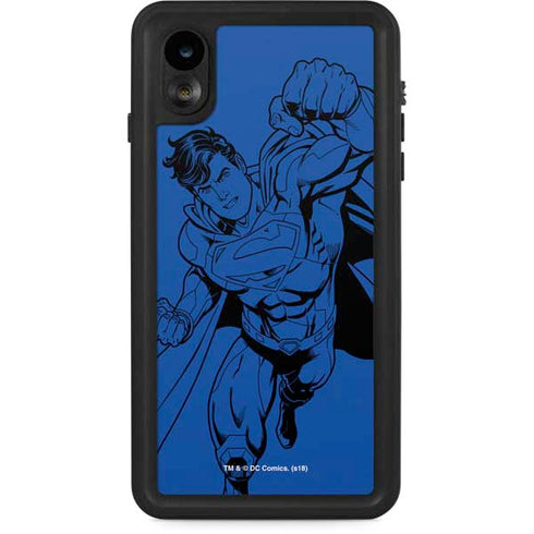 DC Comics Superman Comic Pop iPhone XR Waterproof Case
