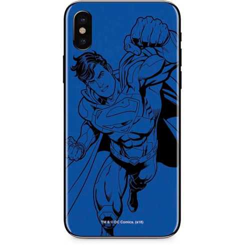 DC Comics Superman Comic Pop iPhone XS Max Skin