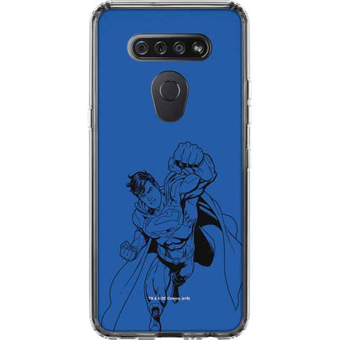 DC Comics Superman Comic Pop LG K51/Q51 Clear Case