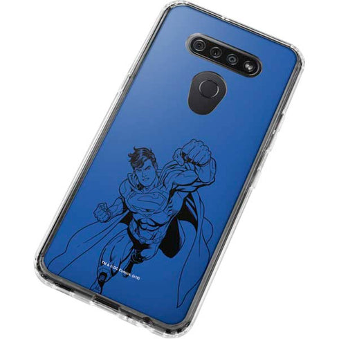 DC Comics Superman Comic Pop LG K51/Q51 Clear Case