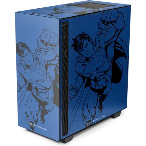 DC Comics Superman Comic Pop NZXT H510 Compact ATX Mid-Tower Case Skin
