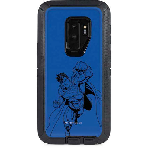 DC Comics Superman Comic Pop Otterbox Defender Galaxy Skin