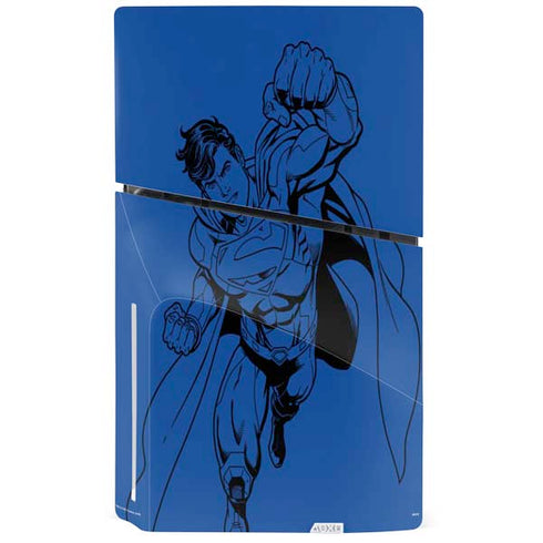 DC Comics Superman Comic Pop PS5 Slim Disk Bundle Skin