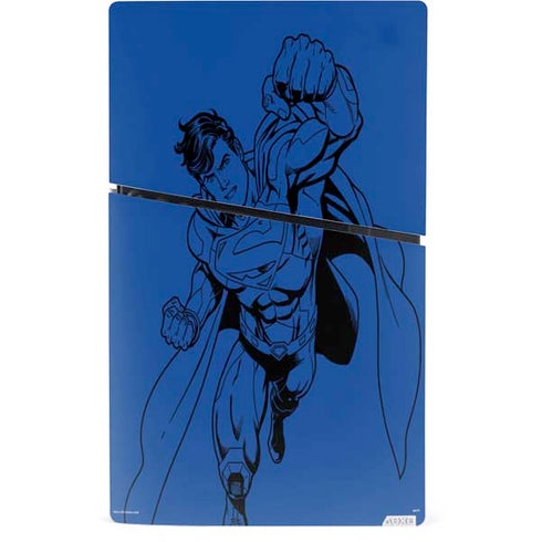 DC Comics Superman Comic Pop PS5 Slim Digital Edition Bundle Skin