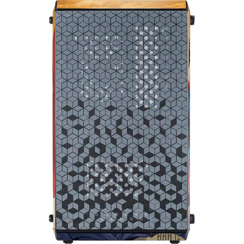 DC Comics Superman For Tomorrow Cover Art by Jim Lee Cooler Master MasterBox Q300L Mini Tower Skin