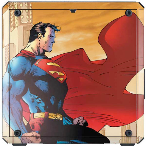 DC Comics Superman For Tomorrow Cover Art by Jim Lee Cooler Master MasterBox Q300L Mini Tower Skin