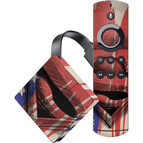 DC Comics Superman Crest Amazon Fire TV Skin