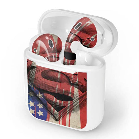 DC Comics Superman Crest Apple AirPods Skin