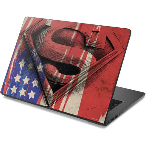 DC Comics Superman Crest Dell Chromebook Skin