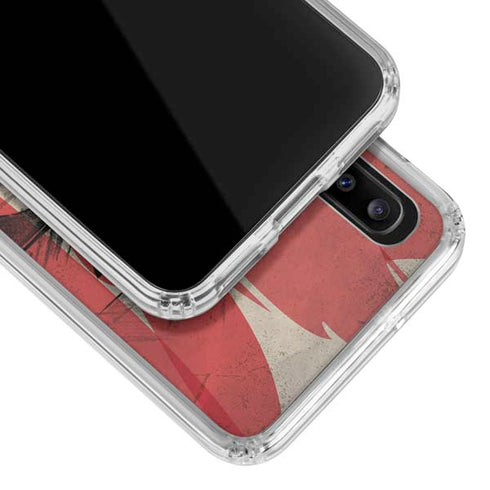DC Comics Superman Crest Galaxy A30 Clear Case