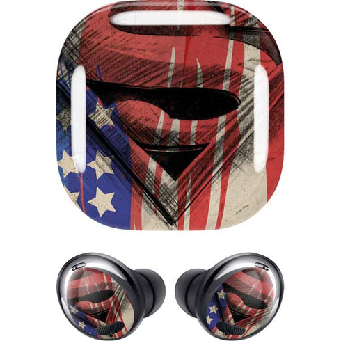 DC Comics Superman Crest Galaxy Buds Pro Skin