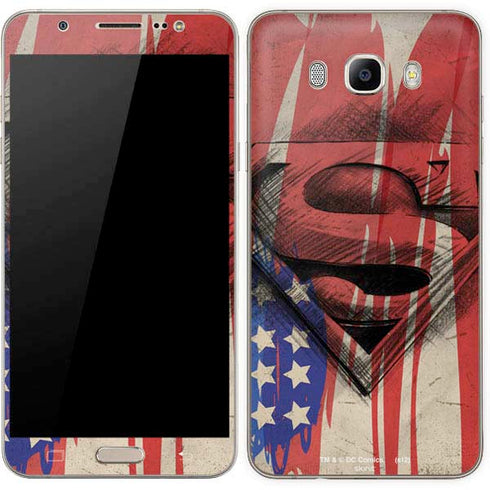 DC Comics Superman Crest Galaxy J7 Skin