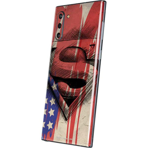 DC Comics Superman Crest Galaxy Note 10 Skin