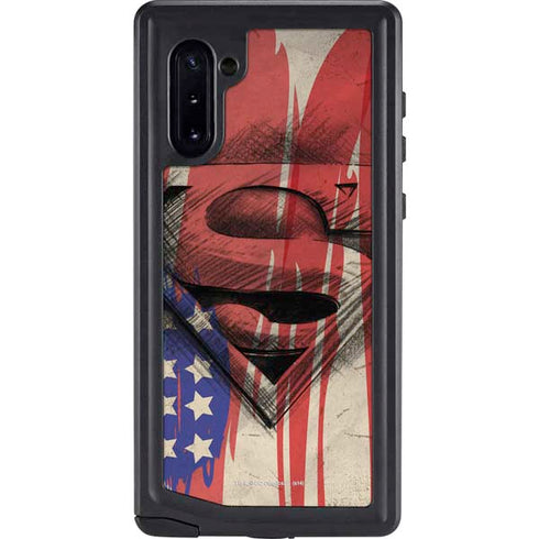 DC Comics Superman Crest Galaxy Note 10 Waterproof Case
