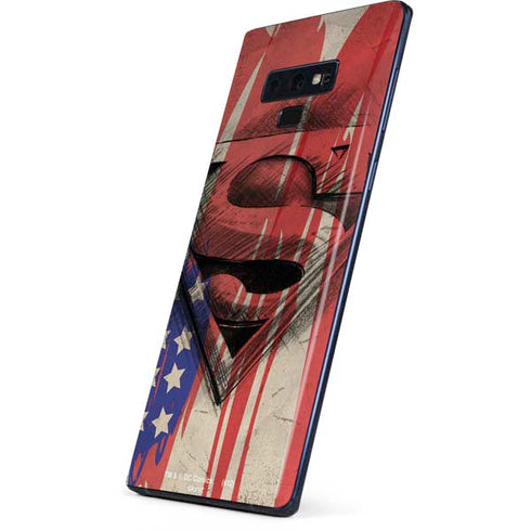 DC Comics Superman Crest Galaxy Note 9 Skin