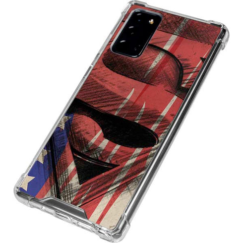 DC Comics Superman Crest Galaxy Note20 5G Clear Case