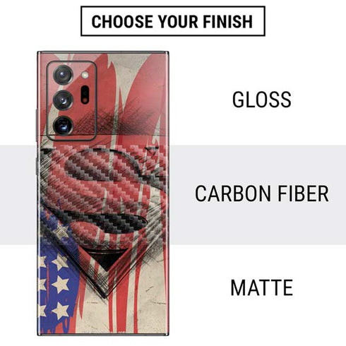 DC Comics Superman Crest Galaxy Note20 Ultra 5G Skin