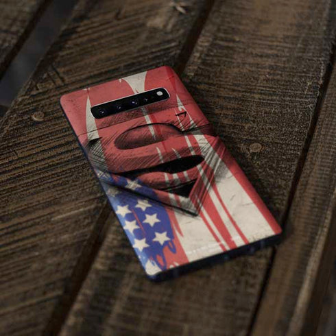 DC Comics Superman Crest Galaxy S10 Plus Skin