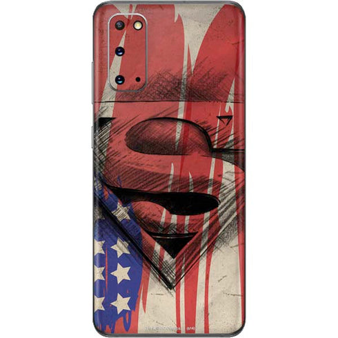 DC Comics Superman Crest Galaxy S20 Skin