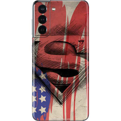 DC Comics Superman Crest Galaxy S21 5G Skin