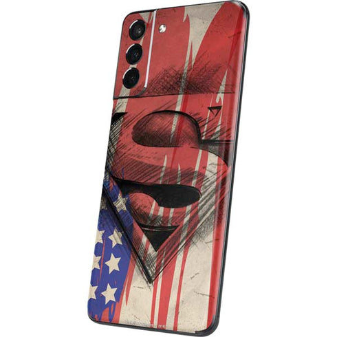 DC Comics Superman Crest Galaxy S21 5G Skin