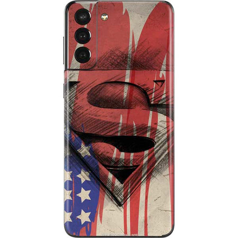 DC Comics Superman Crest Galaxy S21 Plus 5G Skin