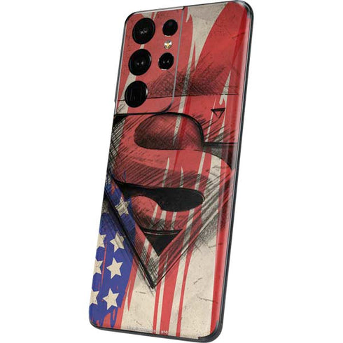 DC Comics Superman Crest Galaxy S21 Ultra 5G Skin