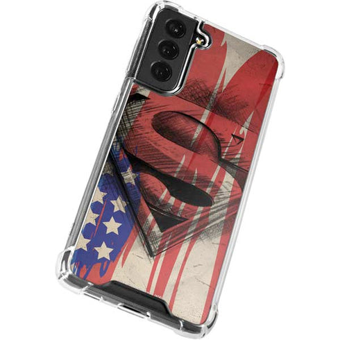 DC Comics Superman Crest Galaxy S22 Plus Clear Case