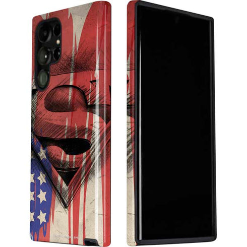 DC Comics Superman Crest Galaxy S22 Ultra Pro Case