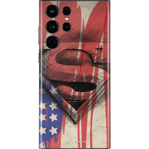 DC Comics Superman Crest Galaxy S22 Ultra Skin