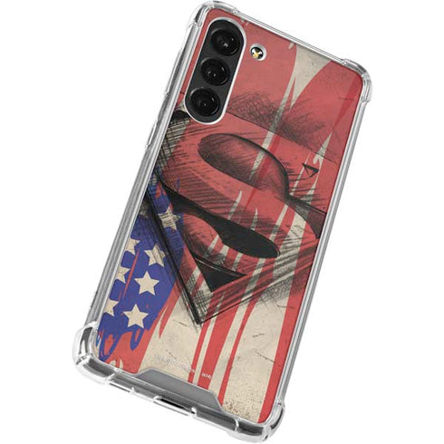 DC Comics Superman Crest Galaxy S23 Plus Clear Case