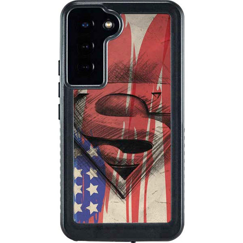DC Comics Superman Crest Galaxy S23 Plus Waterproof Case