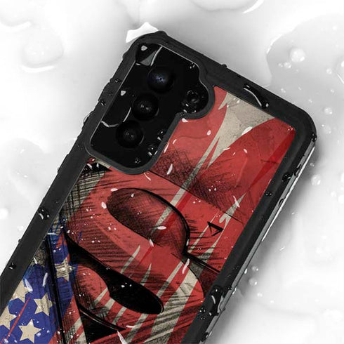 DC Comics Superman Crest Galaxy S23 Plus Waterproof Case