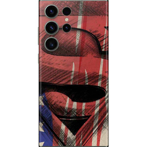 DC Comics Superman Crest Galaxy S23 Ultra Skin