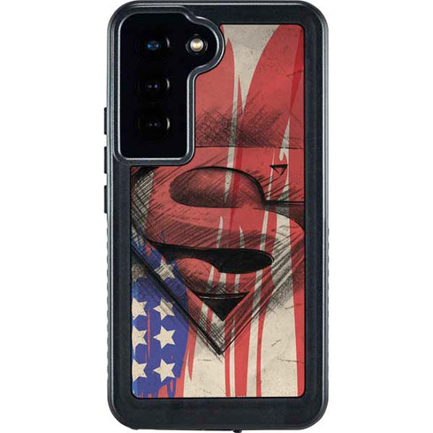 DC Comics Superman Crest Galaxy S23 Waterproof Case