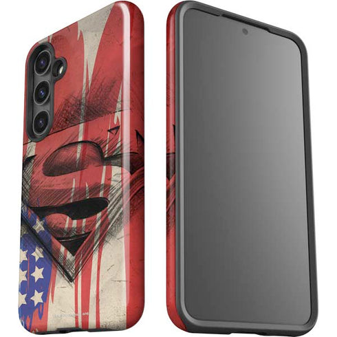 DC Comics Superman Crest Galaxy S24 Plus Impact Case