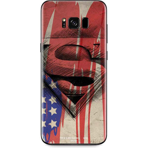 DC Comics Superman Crest Galaxy S8 Plus Skin