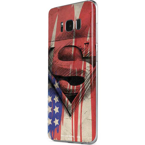 DC Comics Superman Crest Galaxy S8 Skin