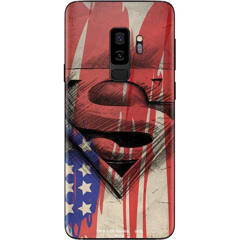 DC Comics Superman Crest Galaxy S9 Plus Skin