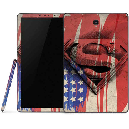 DC Comics Superman Crest Samsung Galaxy Tab Skin