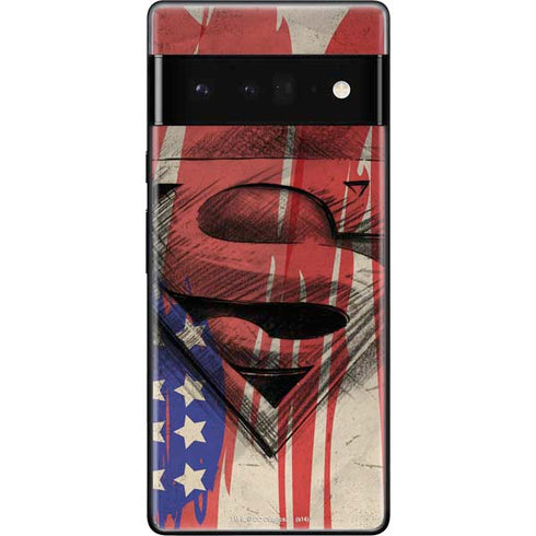 DC Comics Superman Crest Google Pixel 6 Pro Skin