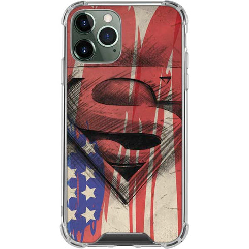 DC Comics Superman Crest iPhone 11 Pro Max Clear Case