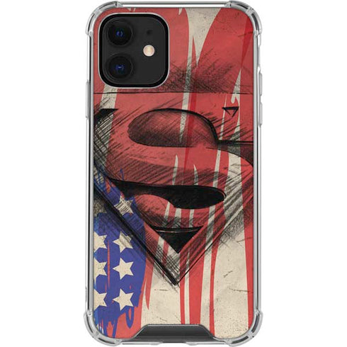 DC Comics Superman Crest iPhone 12 Clear Case