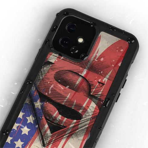 DC Comics Superman Crest iPhone 12 Mini Waterproof Case