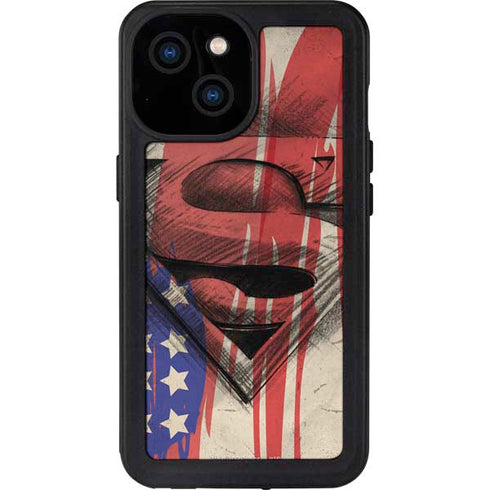 DC Comics Superman Crest iPhone 13 Mini Waterproof Case