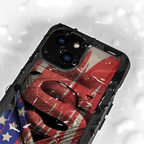 DC Comics Superman Crest iPhone 13 Mini Waterproof Case